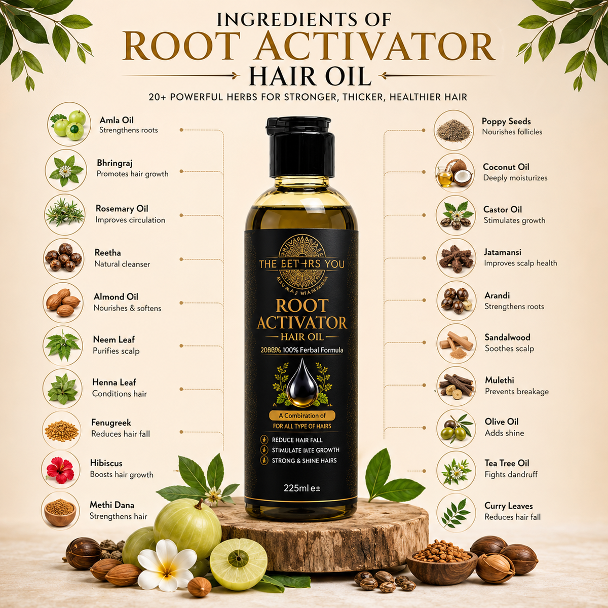 Root Activator Hair oil..