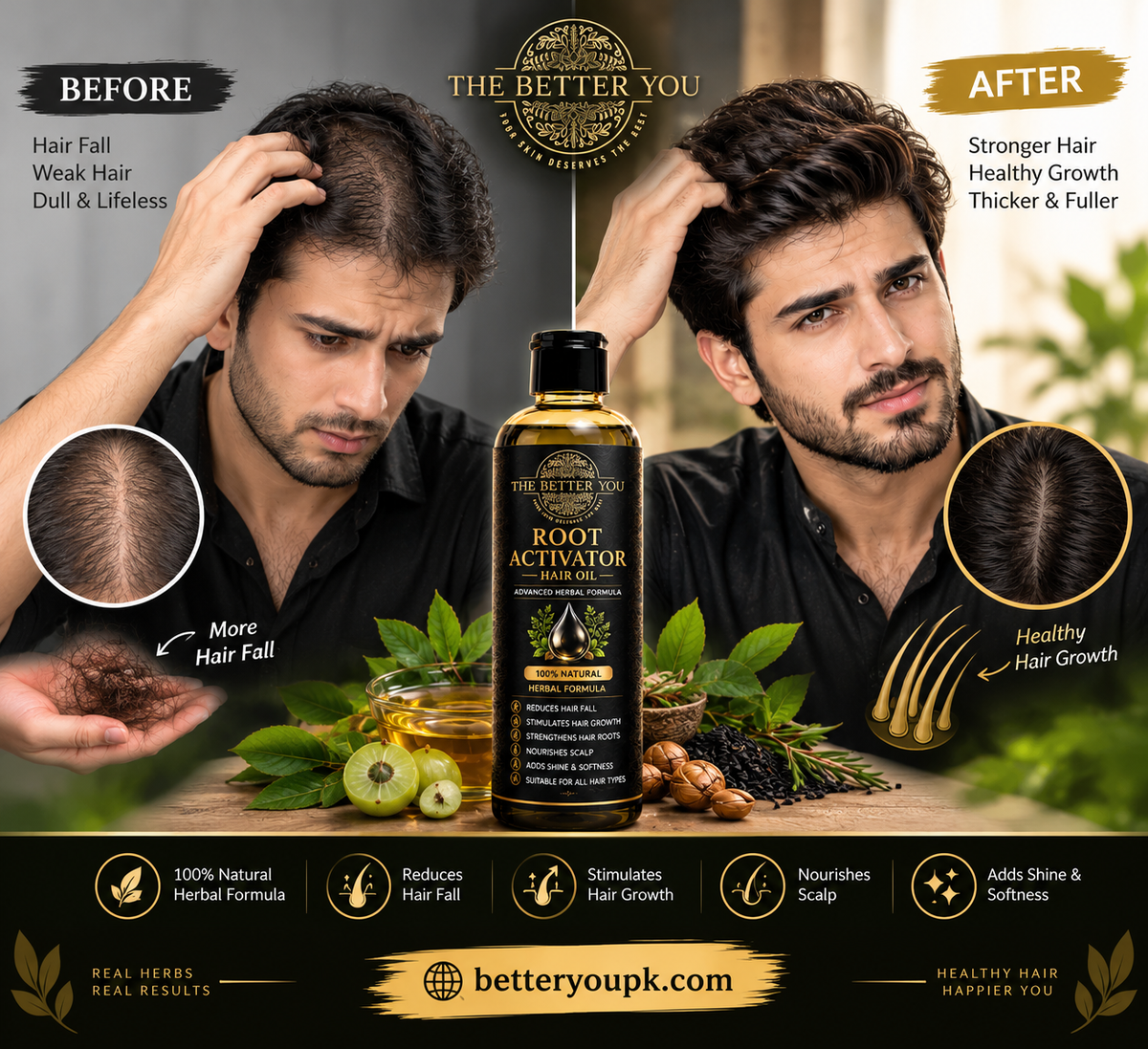 Root Activator Hair oil..